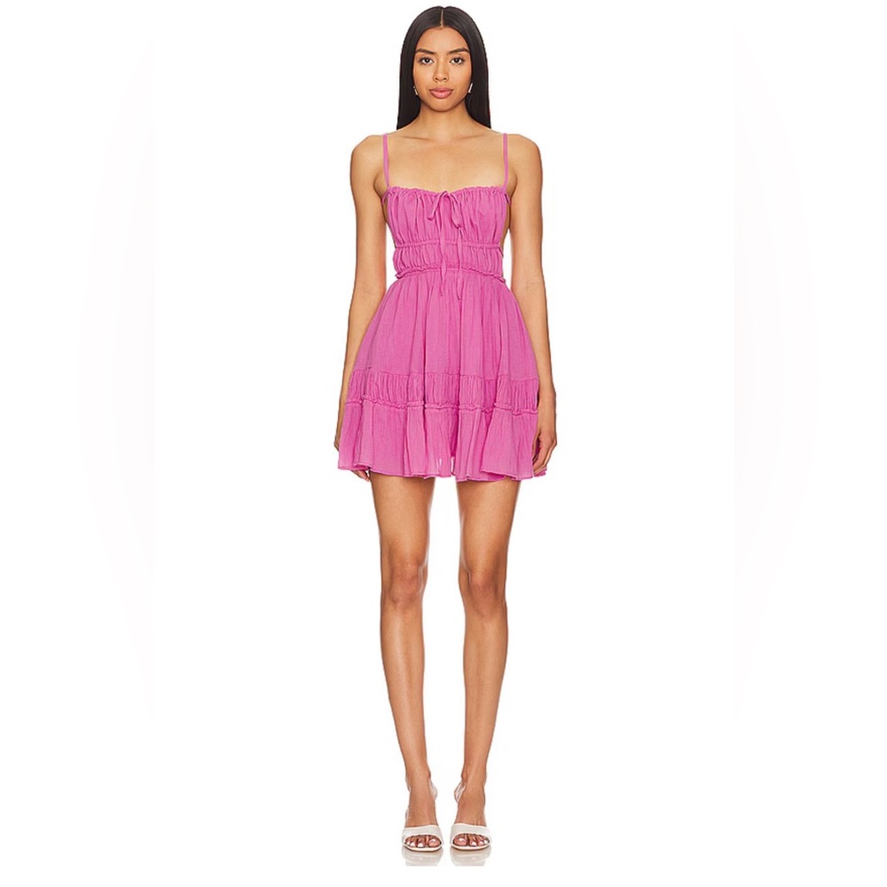 Free People Taking Sides Mini Dress in Island Flower